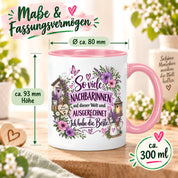 Herzbotschaft Tasse Nachbarin Beste Nachbarin Geschenk 330 ml