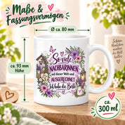 Herzbotschaft Tasse Nachbarin Beste Nachbarin Geschenk 330 ml