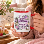 Herzbotschaft Tasse Nachbarin Beste Nachbarin Geschenk 330 ml