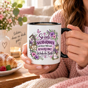 Herzbotschaft Tasse Nachbarin Beste Nachbarin Geschenk 330 ml