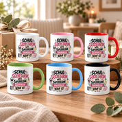Herzbotschaft Tasse Schulsekretärin Geschenk mit Spruch 330 ml
