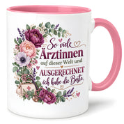 Herzbotschaft Tasse Ärztin Geschenk Danke Beste Ärztin 330 ml