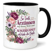 Herzbotschaft Tasse Ärztin Geschenk Danke Beste Ärztin 330 ml