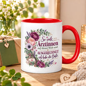Herzbotschaft Tasse Ärztin Geschenk Danke Beste Ärztin 330 ml