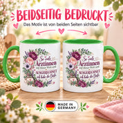 Herzbotschaft Tasse Ärztin Geschenk Danke Beste Ärztin 330 ml