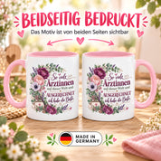 Herzbotschaft Tasse Ärztin Geschenk Danke Beste Ärztin 330 ml