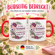 Herzbotschaft Tasse Ärztin Geschenk Danke Beste Ärztin 330 ml