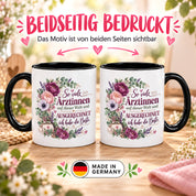Herzbotschaft Tasse Ärztin Geschenk Danke Beste Ärztin 330 ml