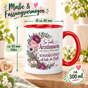 Herzbotschaft Tasse Ärztin Geschenk Danke Beste Ärztin 330 ml