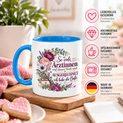 Herzbotschaft Tasse Ärztin Geschenk Danke Beste Ärztin 330 ml