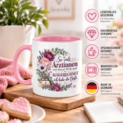 Herzbotschaft Tasse Ärztin Geschenk Danke Beste Ärztin 330 ml