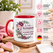 Herzbotschaft Tasse Ärztin Geschenk Danke Beste Ärztin 330 ml