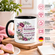 Herzbotschaft Tasse Ärztin Geschenk Danke Beste Ärztin 330 ml