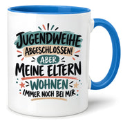 Herzbotschaft Tasse Jugendweihe Geschenk lustig 330 ml