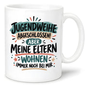 Herzbotschaft Tasse Jugendweihe Geschenk lustig 330 ml