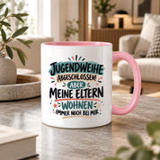 Herzbotschaft Tasse Jugendweihe Geschenk lustig 330 ml