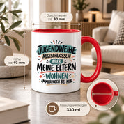 Herzbotschaft Tasse Jugendweihe Geschenk lustig 330 ml