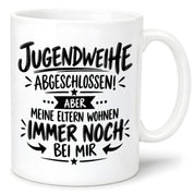 Herzbotschaft Tasse Jugendweihe Geschenk lustig 330 ml