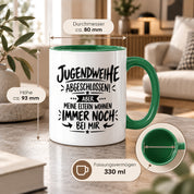 Herzbotschaft Tasse Jugendweihe Geschenk lustig 330 ml