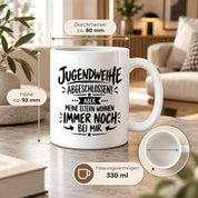 Herzbotschaft Tasse Jugendweihe Geschenk lustig 330 ml