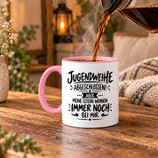 Herzbotschaft Tasse Jugendweihe Geschenk lustig 330 ml