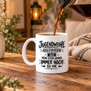 Herzbotschaft Tasse Jugendweihe Geschenk lustig 330 ml