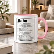 Herzbotschaft Baba Tasse Türkischer Vater Geschenk 330 ml