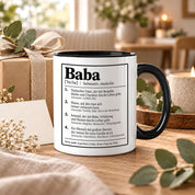 Herzbotschaft Baba Tasse Türkischer Vater Geschenk 330 ml