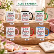 Herzbotschaft Tasse Nachbarn Freunde Geschenk Freundschaft 330 ml