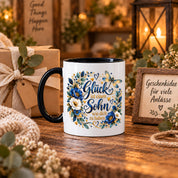 Herzbotschaft Tasse Sohn, Glück ist einen Sohn wie dich zu haben – Geschenk