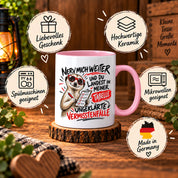 Herzbotschaft Tasse Nerv mich weiter – Lustige Erdmännchen Tasse Geschenk