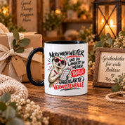 Herzbotschaft Tasse Nerv mich weiter – Lustige Erdmännchen Tasse Geschenk