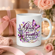Herzbotschaft Tasse Freundin – Glück ist eine Freundin wie dich zu haben