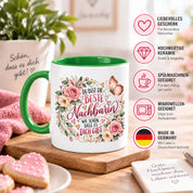 Herzbotschaft Tasse Beste Nachbarin – Schön, dass es dich gibt – Geschenk