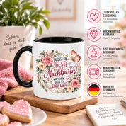 Herzbotschaft Tasse Beste Nachbarin – Schön, dass es dich gibt – Geschenk