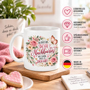 Herzbotschaft Tasse Beste Nachbarin – Schön, dass es dich gibt – Geschenk