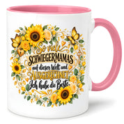 Herzbotschaft Tasse Schwiegermama – Ich habe die Beste – Geschenk