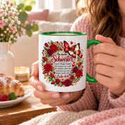 Herzbotschaft Tasse Schwester – Unsere Wege mögen sich ändern – Geschenk