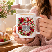 Herzbotschaft Tasse Schwester – Unsere Wege mögen sich ändern – Geschenk