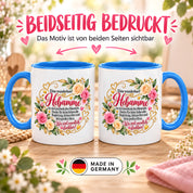 Herzbotschaft Tasse Hebamme – Geschenk des Himmels – Dankeschön Geschenk