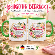 Herzbotschaft Tasse Hebamme – Geschenk des Himmels – Dankeschön Geschenk