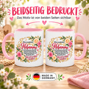Herzbotschaft Tasse Hebamme – Geschenk des Himmels – Dankeschön Geschenk