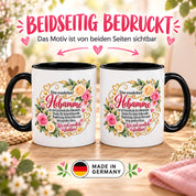 Herzbotschaft Tasse Hebamme – Geschenk des Himmels – Dankeschön Geschenk