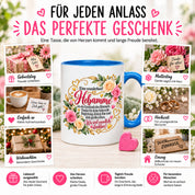 Herzbotschaft Tasse Hebamme – Geschenk des Himmels – Dankeschön Geschenk