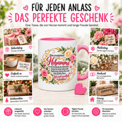 Herzbotschaft Tasse Hebamme – Geschenk des Himmels – Dankeschön Geschenk