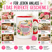 Herzbotschaft Tasse Hebamme – Geschenk des Himmels – Dankeschön Geschenk