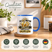 60 Geburtstag Tasse Lustiger Spruch Geschenk 330 ml Keramiktasse für Männer Frauen Jubiläum Geburtstag 60 Jahre