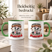 Herzbotschaft Tasse Pflege – Berühren meines Kaffees führt zu spontaner Pflegestufe 4, lustige Kaffeetasse für Pflegekräfte, Krankenschwester, Krankenpfleger und Pflegepersonal, witziges Geschenk für Kollegen, 330 ml Keramiktasse