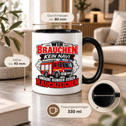 Herzbotschaft Tasse Feuerwehr Rauchzeichen lustiger Spruch Feuerwehrmann Geschenk Feuerwehr Geschenkidee für Kollegen Geburtstag Weihnachten 330 ml