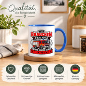 Herzbotschaft Tasse Feuerwehr Rauchzeichen lustiger Spruch Feuerwehrmann Geschenk Feuerwehr Geschenkidee für Kollegen Geburtstag Weihnachten 330 ml